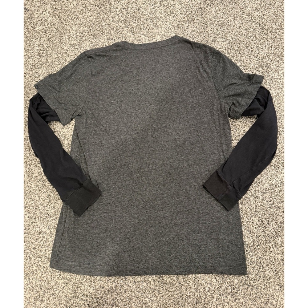 Tony Hawk Shirt Mens Medium Layered Long Sleeve Skater Skeleton Graphic Tee - Picture 3 of 8